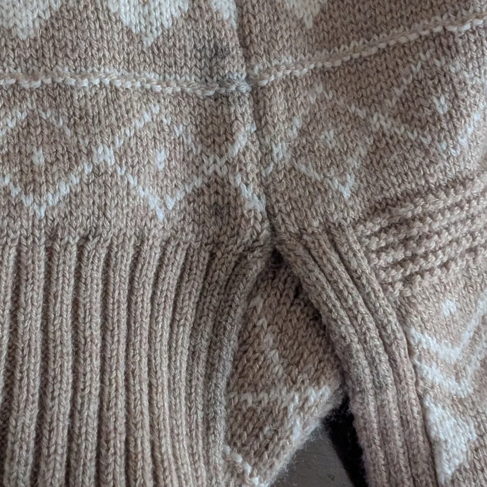 Thakoon Fair Isle Intarsia Tan Sweater Size L
